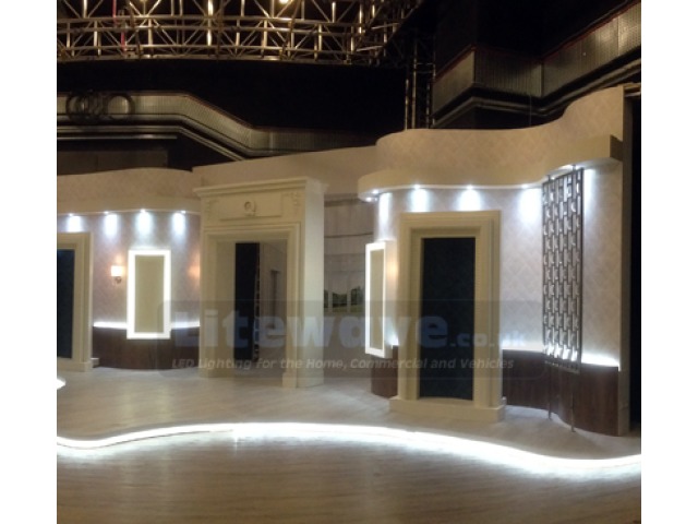 Television Studio with 1000 Lumen per Metre Samsung LED Strips